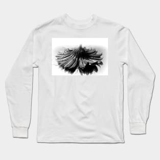 Flower #2 in Black and White. Long Sleeve T-Shirt